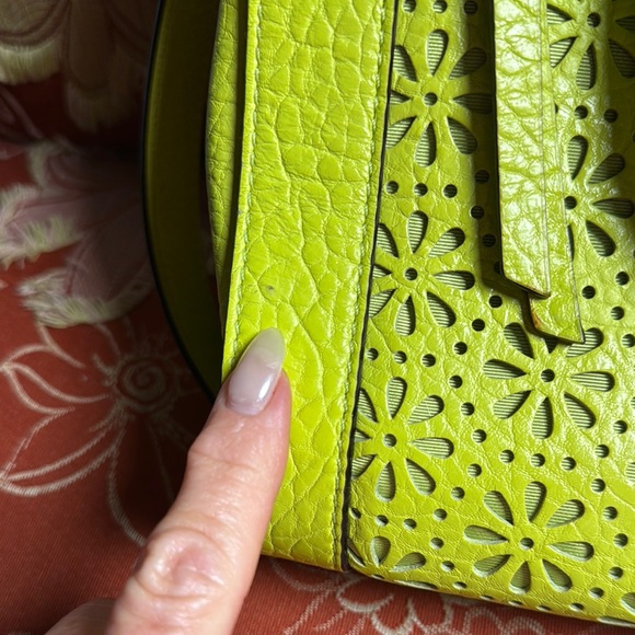 Kate Spade Green Satchel with Textured Design - Picture 8 of 16